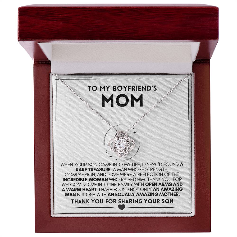 Boyfriend's Mom Necklace - Rare Treasure - Love Knot