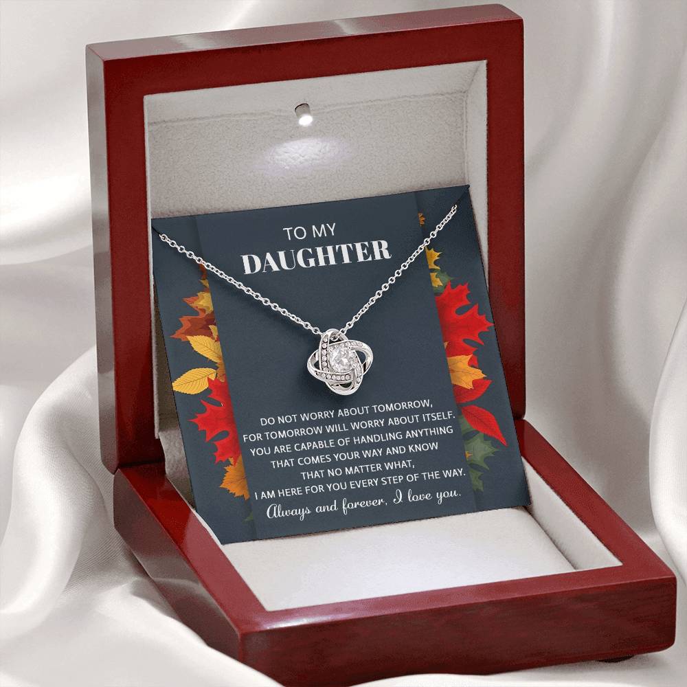 Daughter - Comes Your Way - Love Knot Necklace