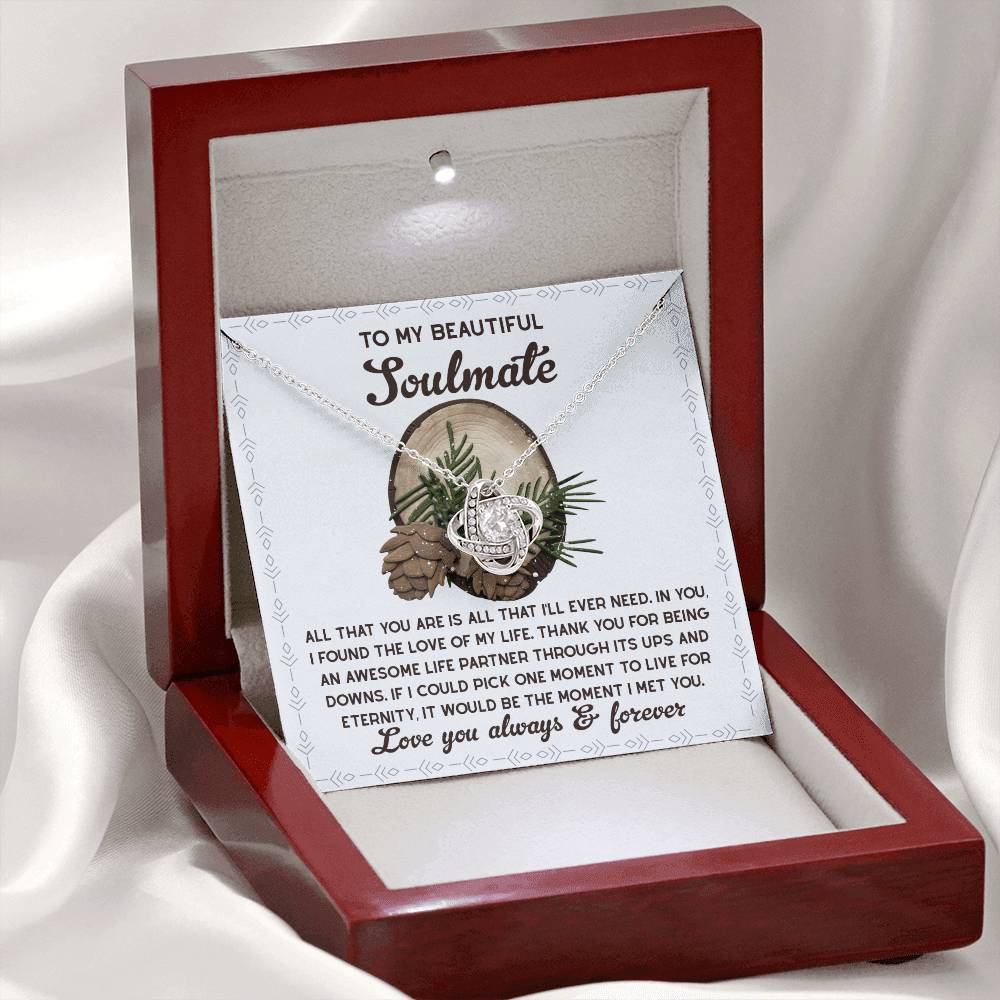 Soulmate - One Moment - Love Knot Necklace