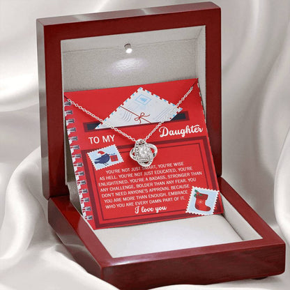 Daughter - Part Of It - Love Knot Necklace
