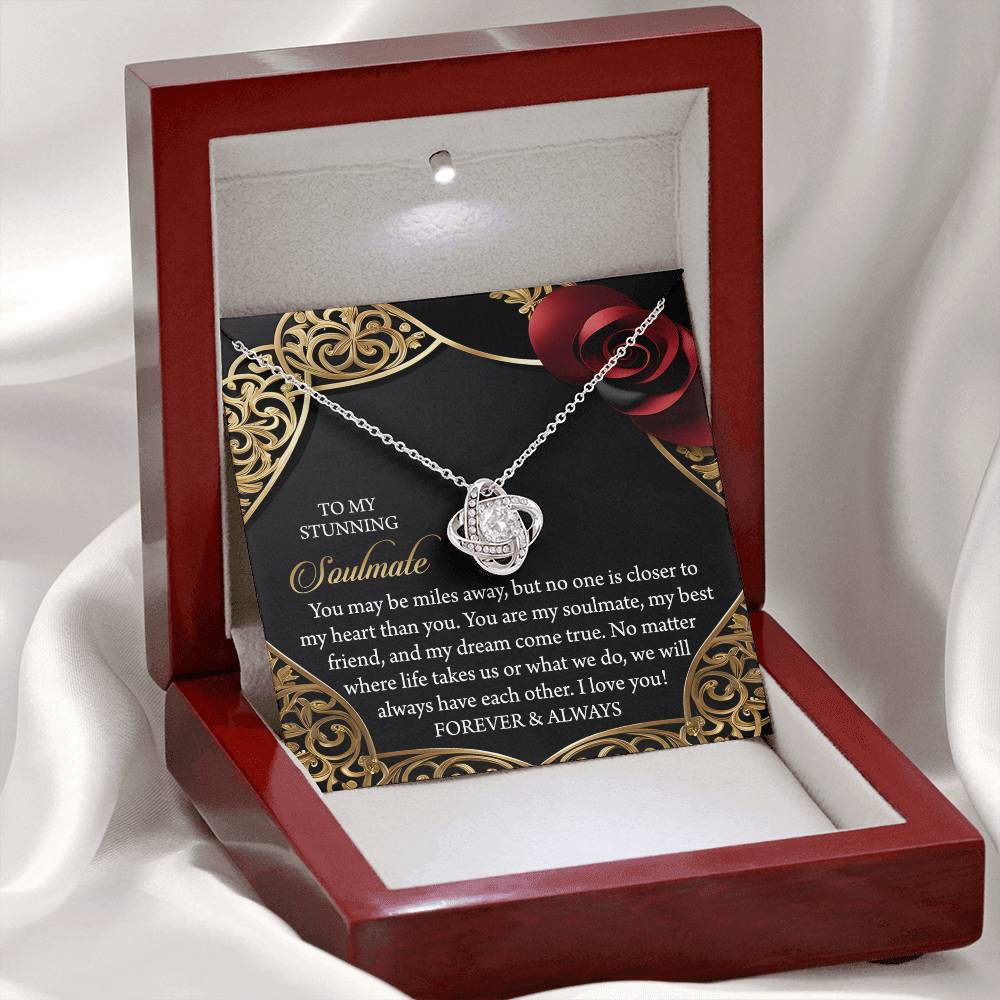 Soulmate - Have Each Other - Love Knot Necklace