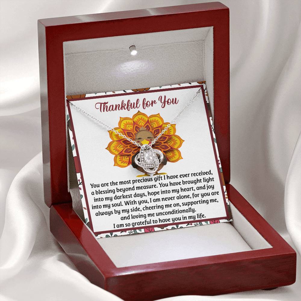 Thanksgiving - Into My Heart - Love Knot Necklace