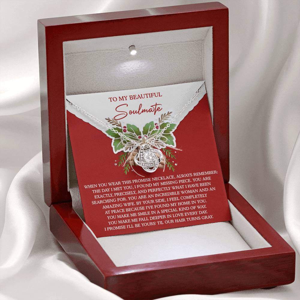 Soulmate - At Peace - Love Knot Necklace