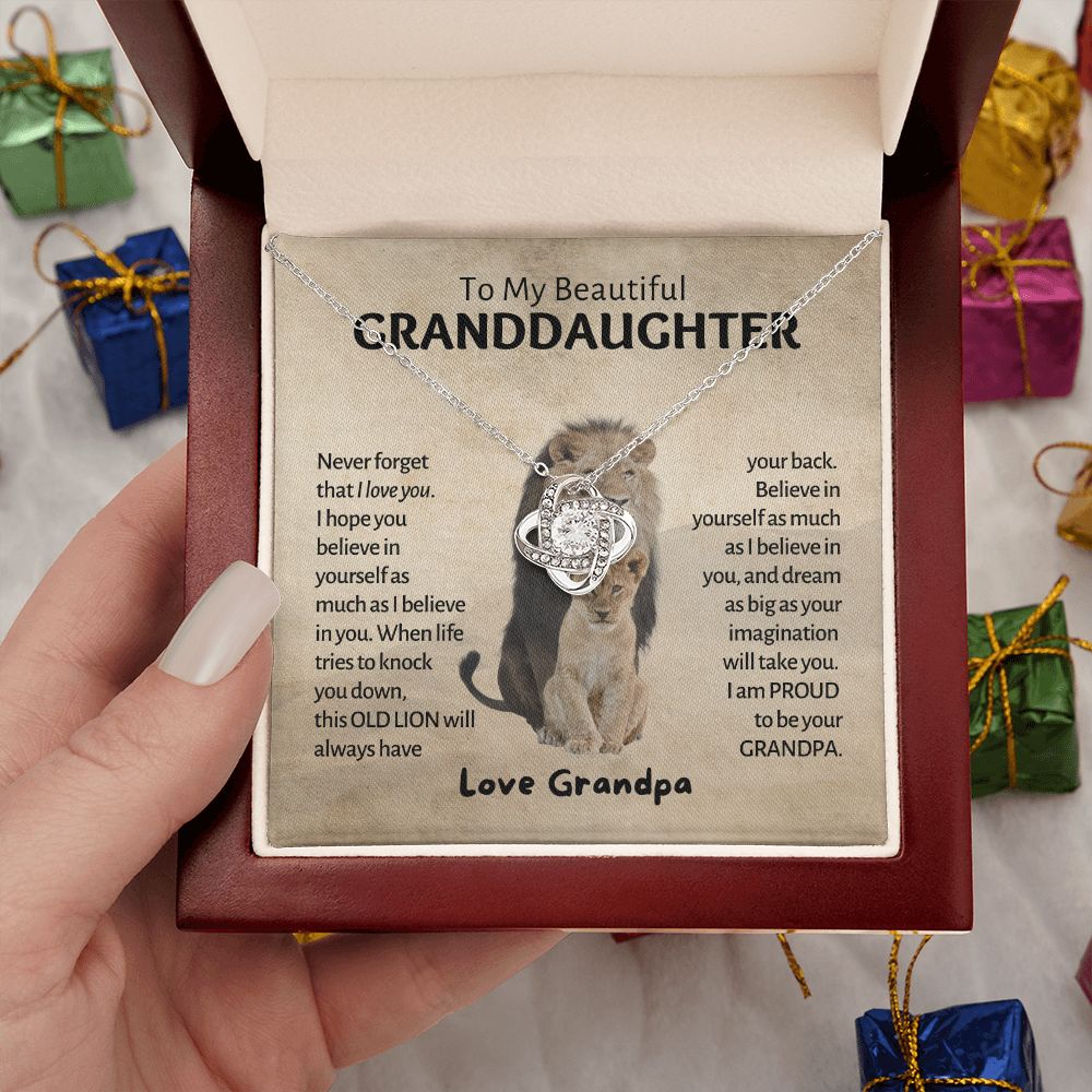 My Beautiful Granddaughter - Old Lion - Love Knot 1