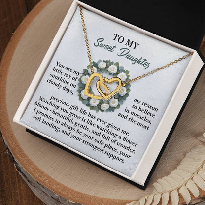 Daughter - Strongest Support - Interlocking Hearts