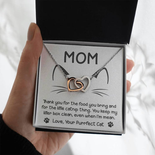 Cat Mom - When I'm Mean - Interlocking Hearts