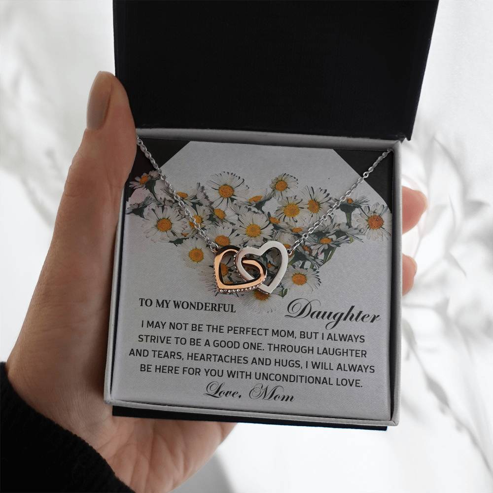 Daughter - Unconditional Love - Interlocking Hearts