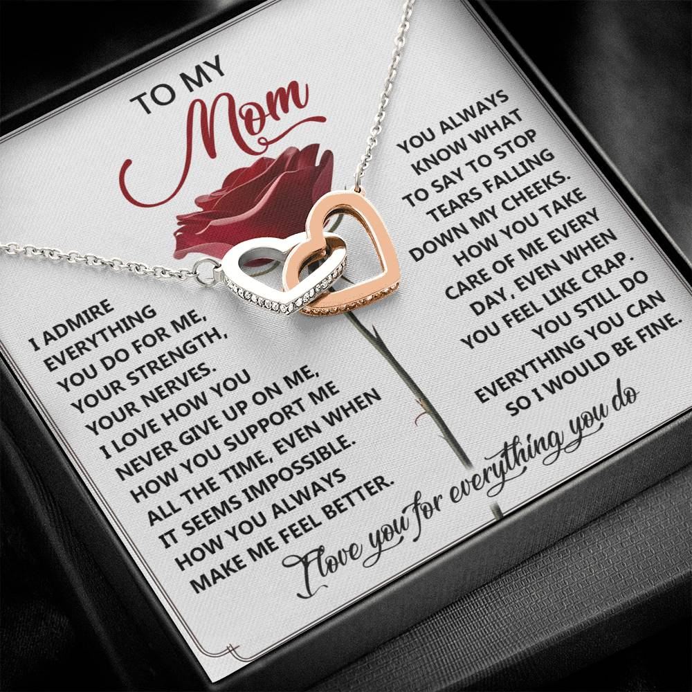 Mom - Be Fine - Interlocking Hearts