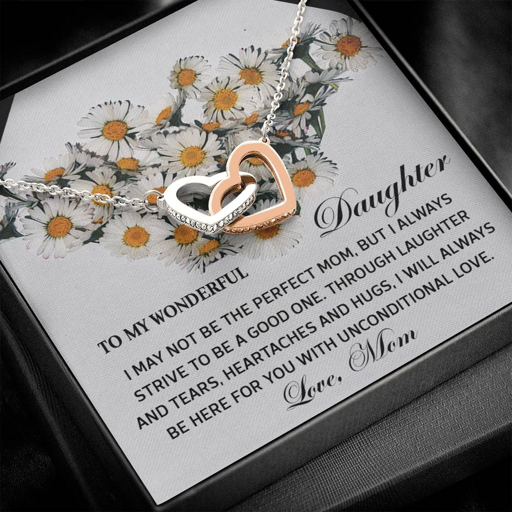 Daughter - Unconditional Love - Interlocking Hearts