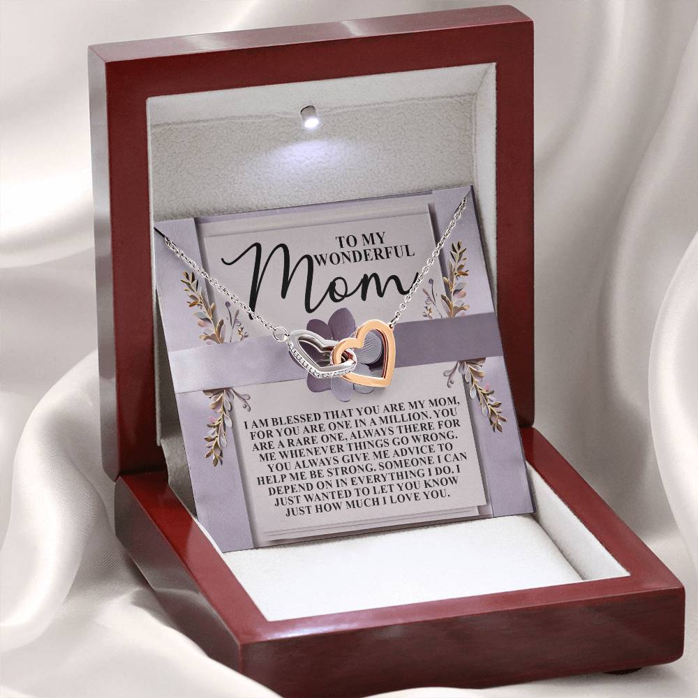 Mom - Rare One - Interlocking Hearts