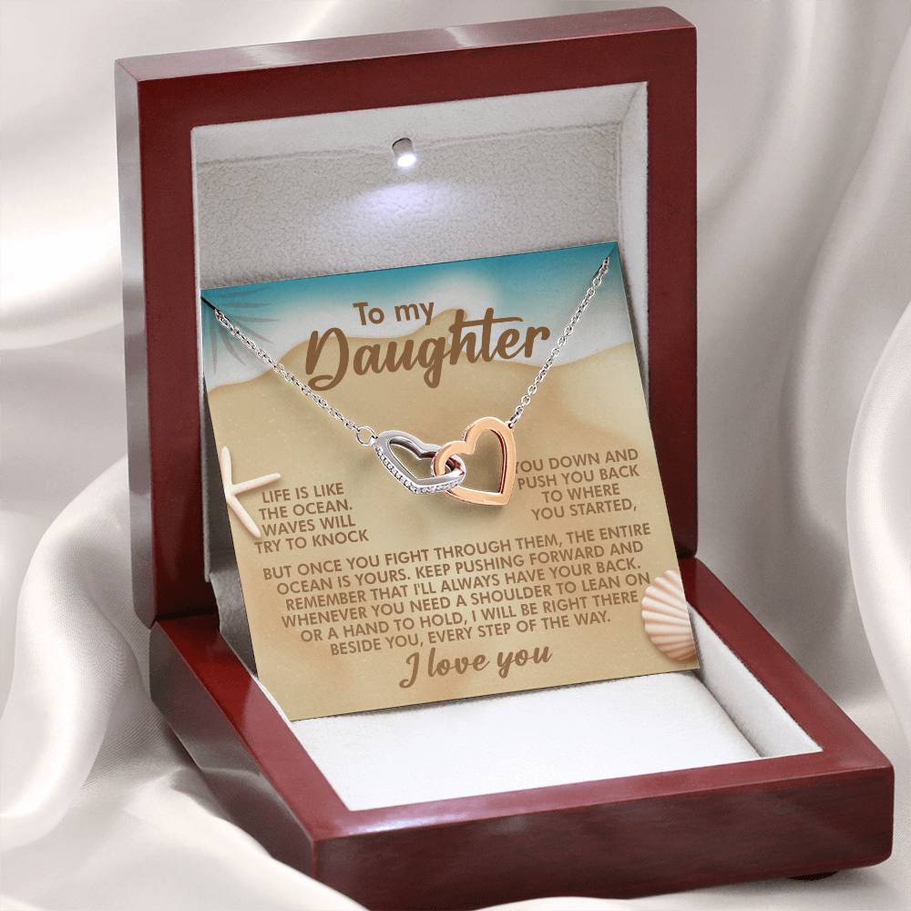 Daughter - Ocean Waves - Interlocking Hearts