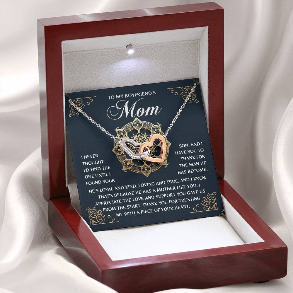 Mom - Thankful Heart - Interlocking Hearts