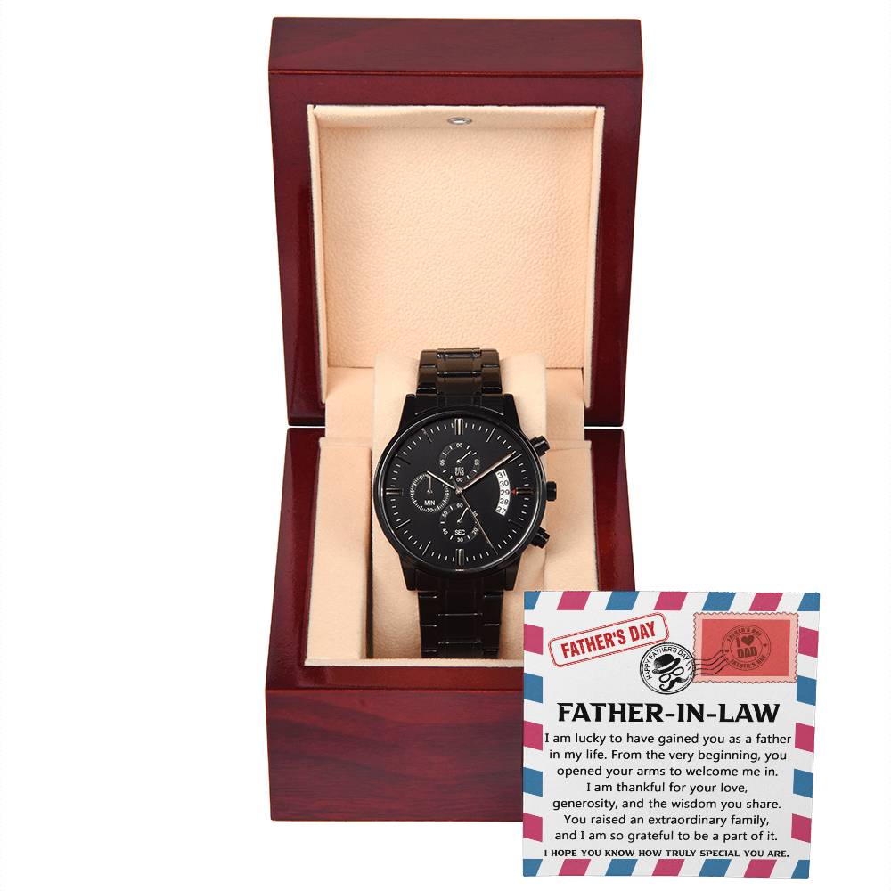 Father-in-law - As A Father - Metal Chronograph Watch