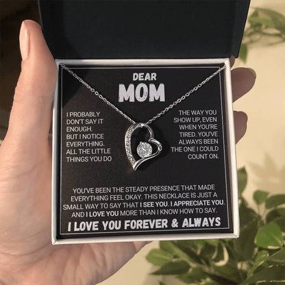 Dear Mom - Forever Love Necklace