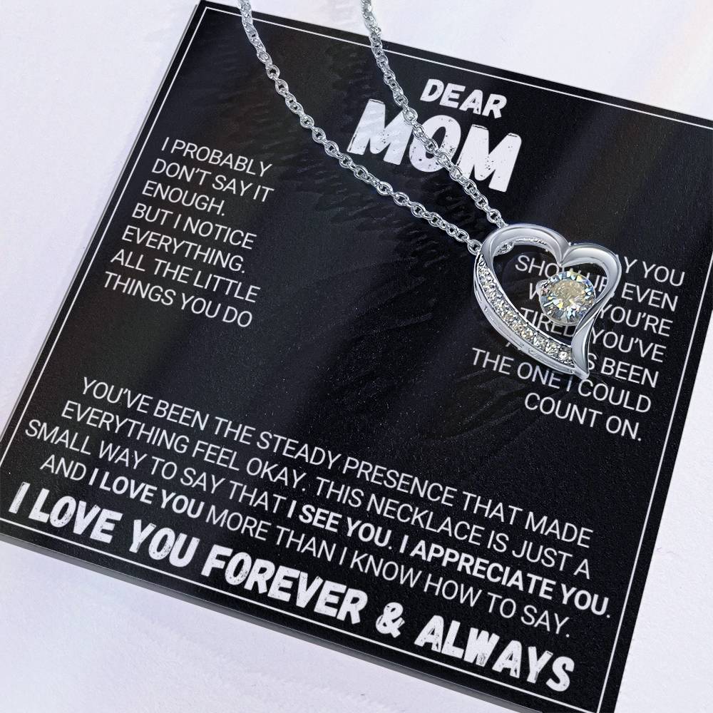 Dear Mom - Forever Love Necklace