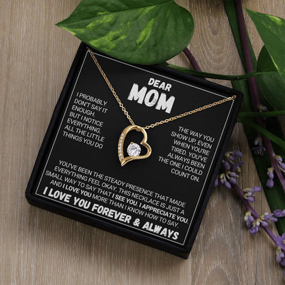 Dear Mom - Forever Love Necklace