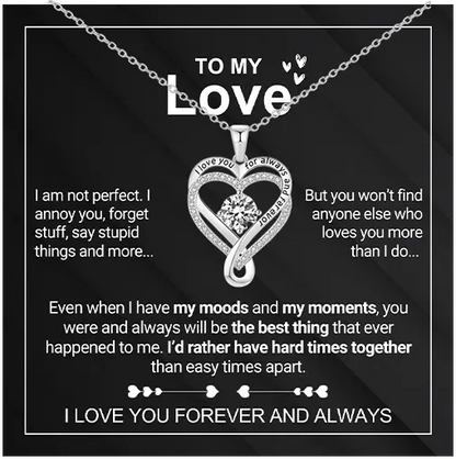 To My Wife - Forever & Always Necklace
